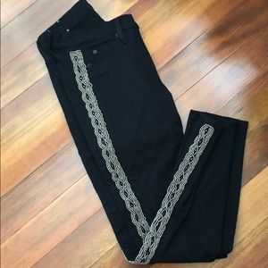 Hudson black skinny jeans